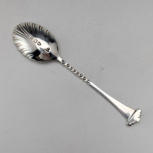 1894年 英国アンティーク 純銀製ティースプーン12本セット 計118g ケース入 Goldsmiths&Silversmiths